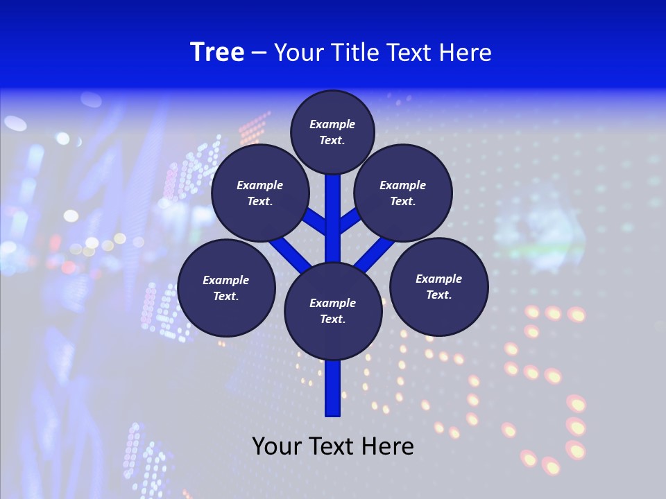 Monitor Growth Target PowerPoint Template
