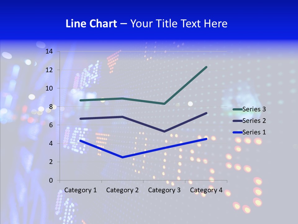 Monitor Growth Target PowerPoint Template