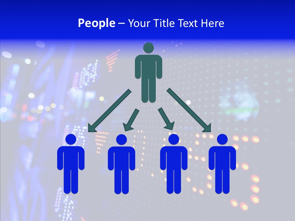 Monitor Growth Target PowerPoint Template