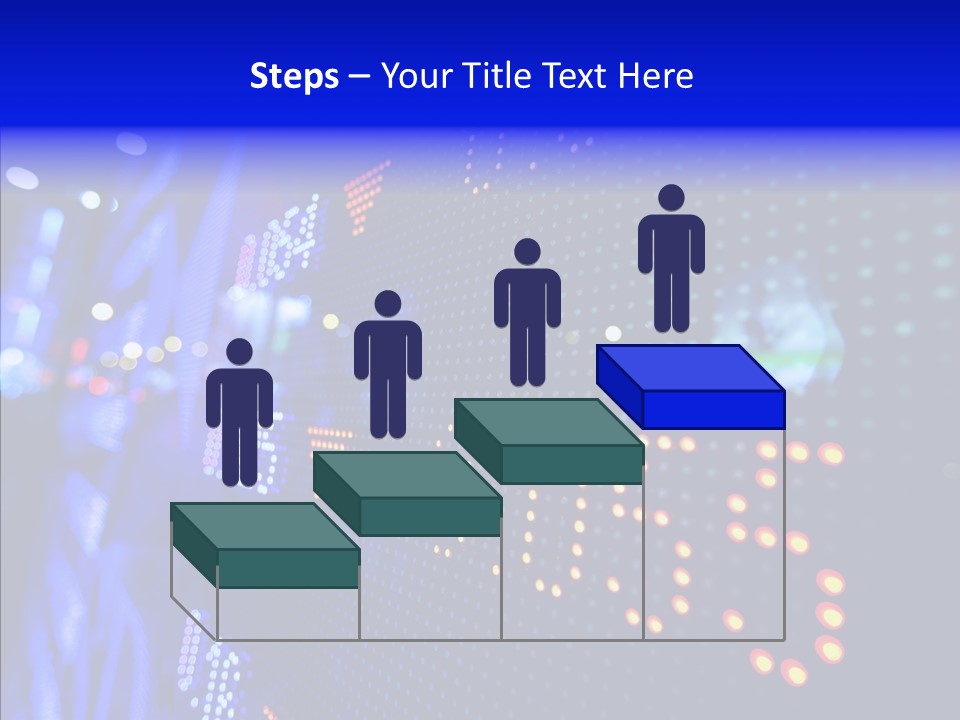 Monitor Growth Target PowerPoint Template