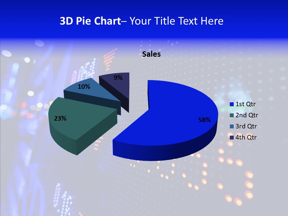 Monitor Growth Target PowerPoint Template