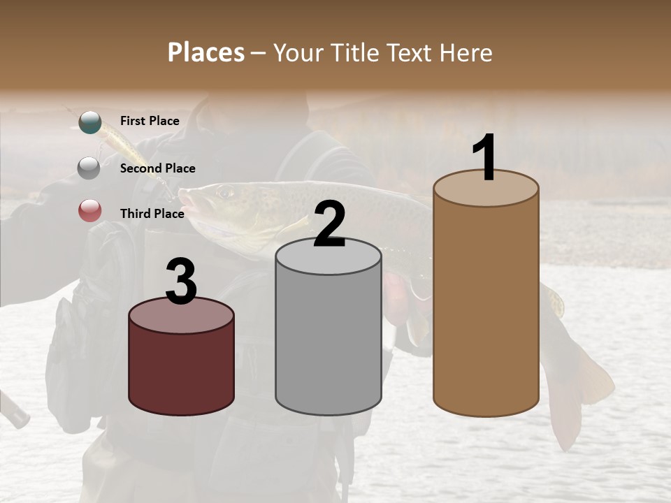 Fly Sport Lake PowerPoint Template