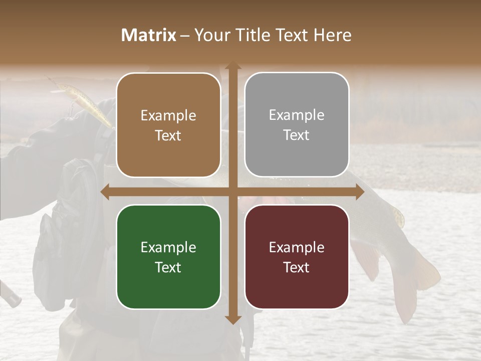 Fly Sport Lake PowerPoint Template