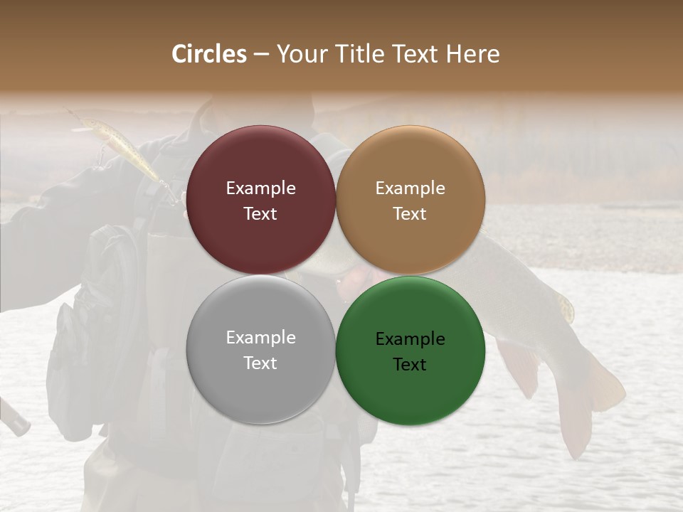 Fly Sport Lake PowerPoint Template