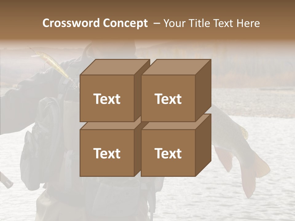 Fly Sport Lake PowerPoint Template