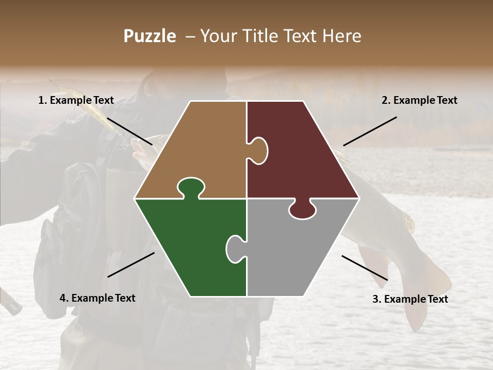 Fly Sport Lake PowerPoint Template