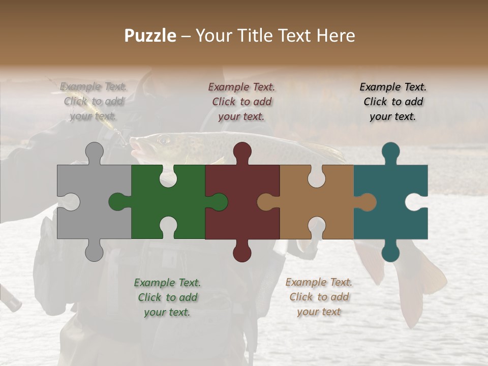 Fly Sport Lake PowerPoint Template