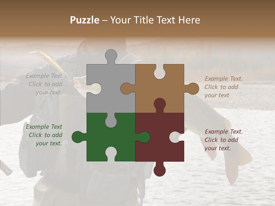 Fly Sport Lake PowerPoint Template