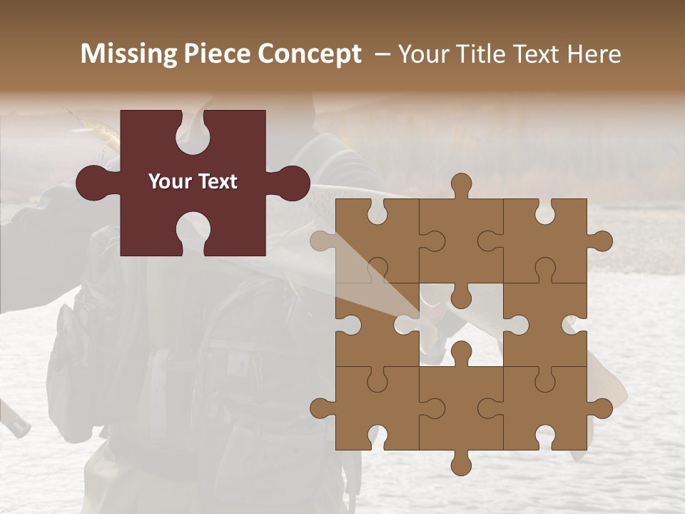 Fly Sport Lake PowerPoint Template