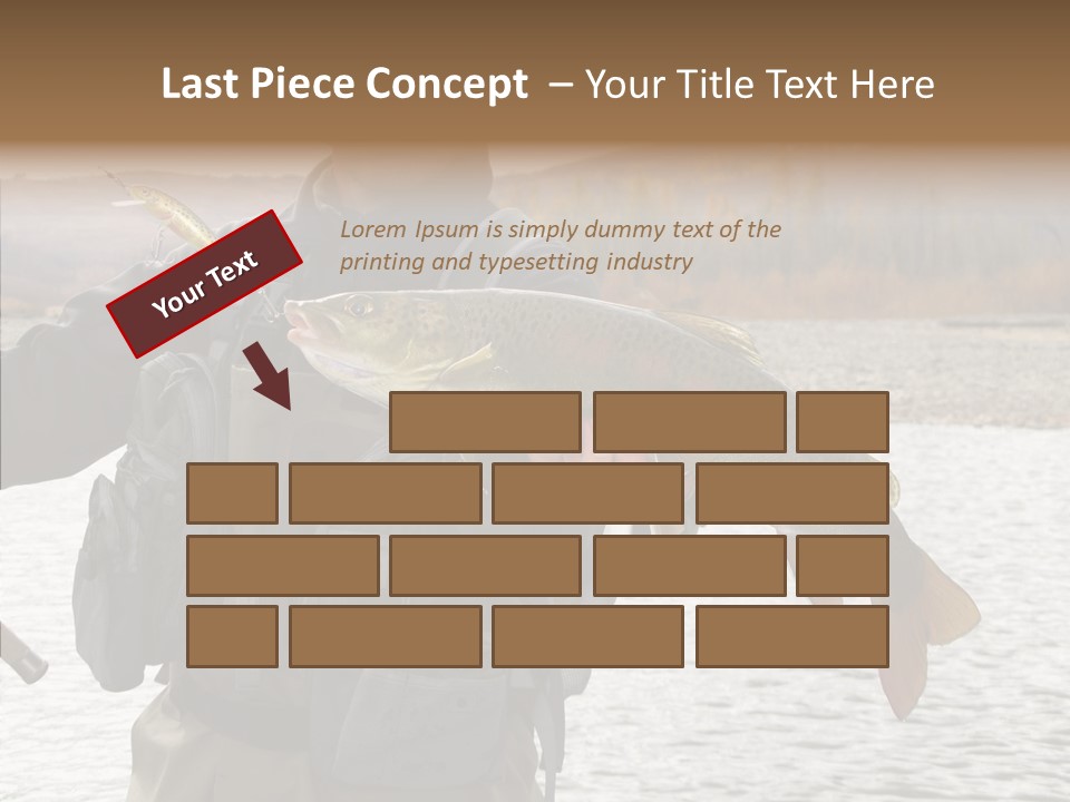 Fly Sport Lake PowerPoint Template