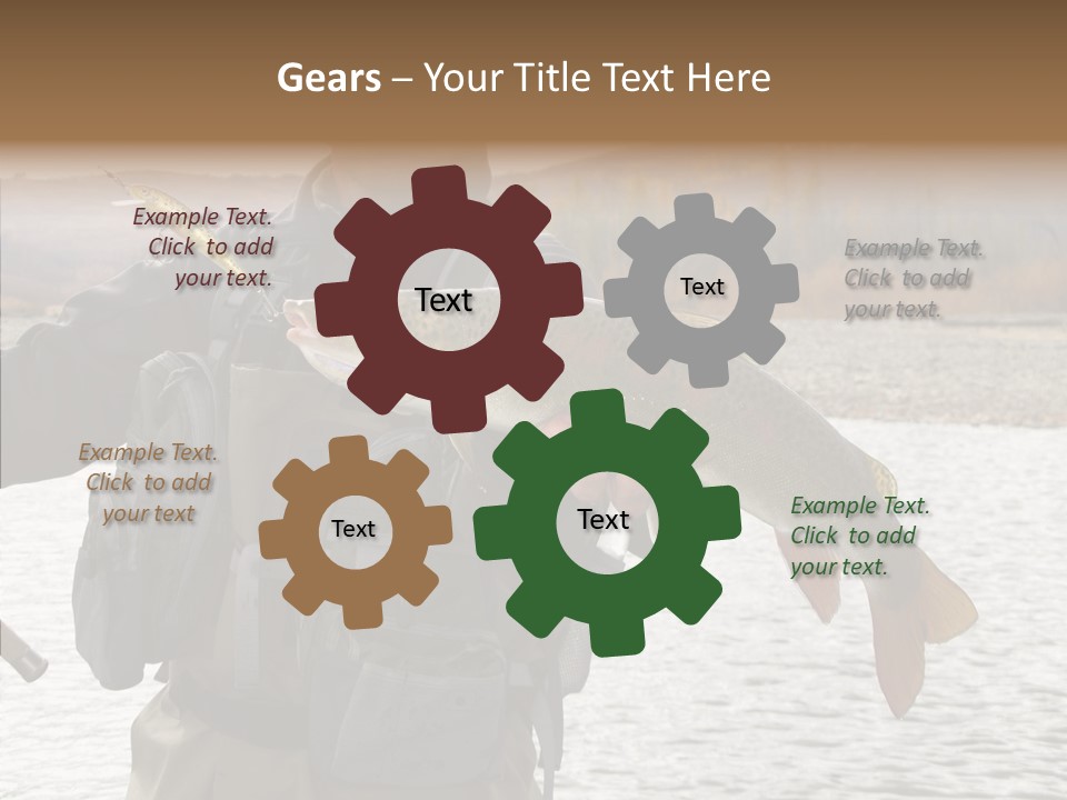 Fly Sport Lake PowerPoint Template