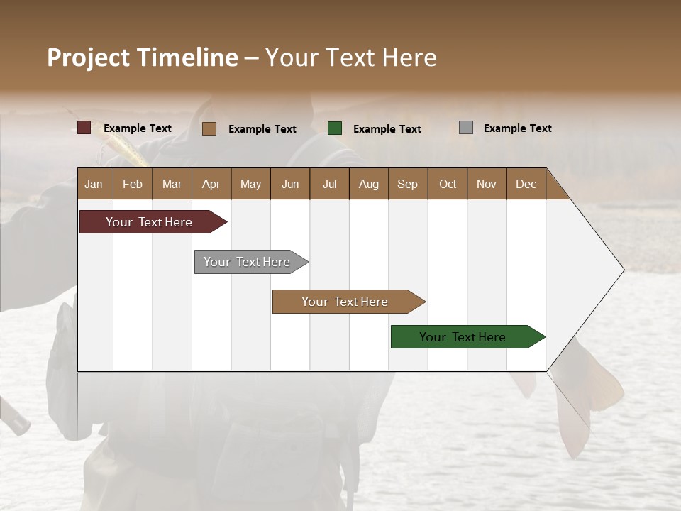 Fly Sport Lake PowerPoint Template
