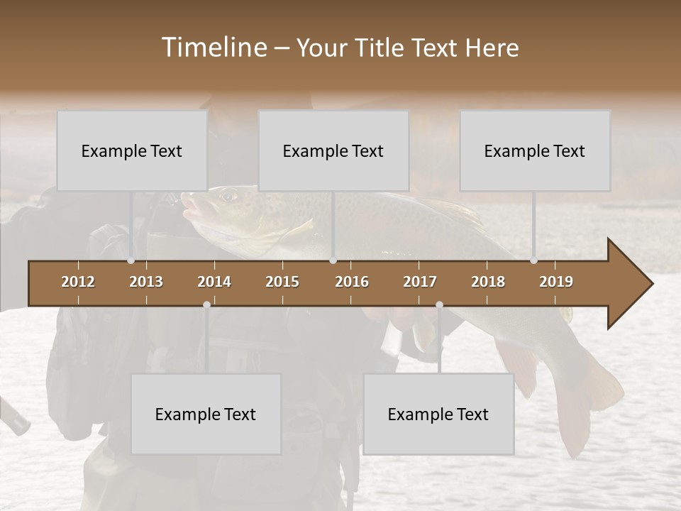 Fly Sport Lake PowerPoint Template