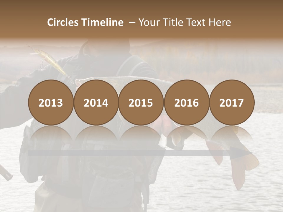 Fly Sport Lake PowerPoint Template