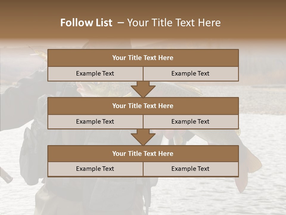 Fly Sport Lake PowerPoint Template