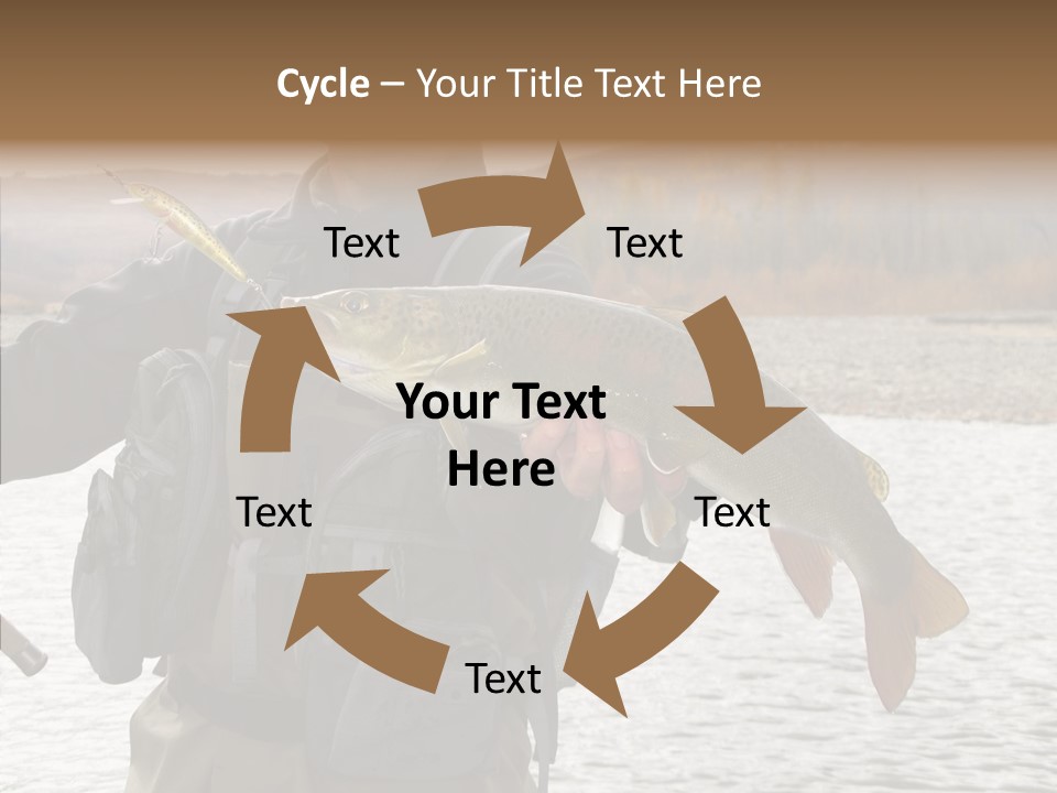 Fly Sport Lake PowerPoint Template