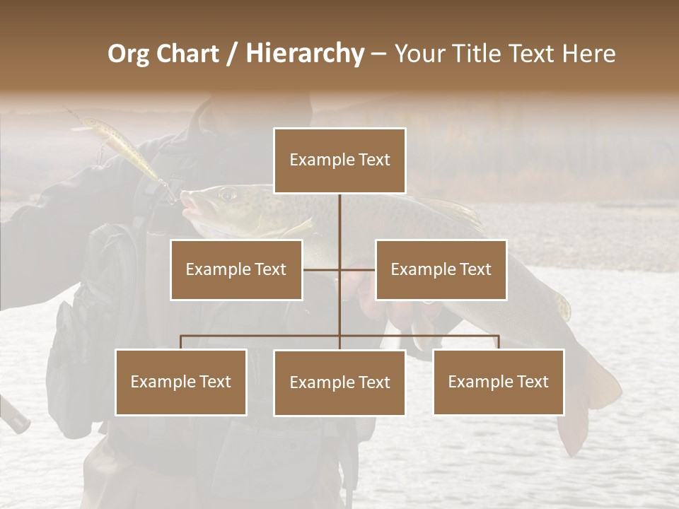 Fly Sport Lake PowerPoint Template