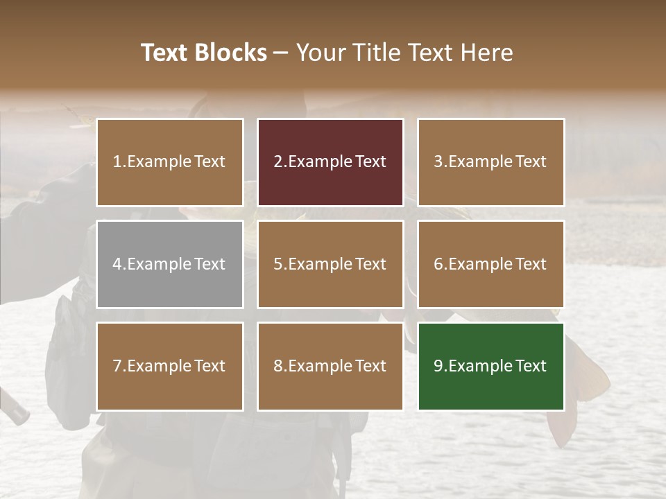 Fly Sport Lake PowerPoint Template