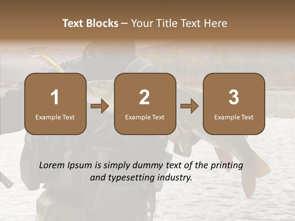 Fly Sport Lake PowerPoint Template