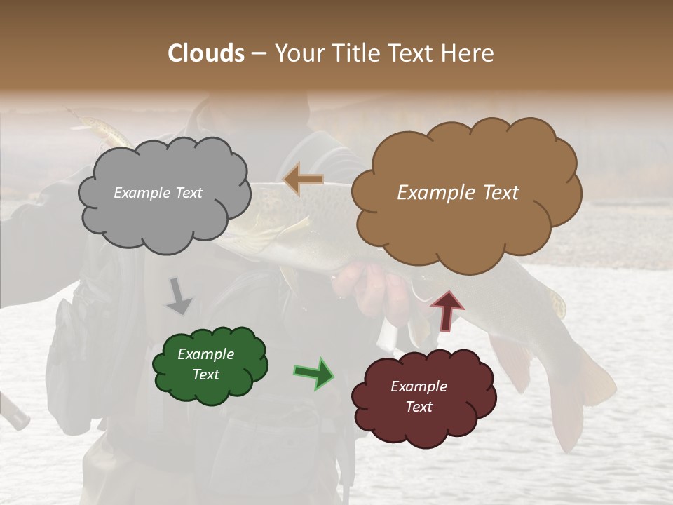 Fly Sport Lake PowerPoint Template