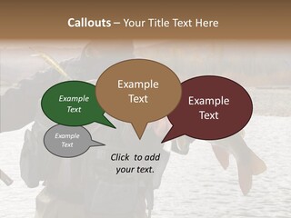 Fly Sport Lake PowerPoint Template