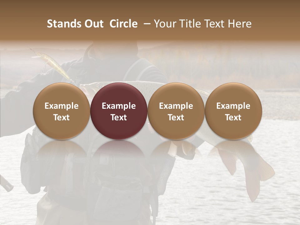 Fly Sport Lake PowerPoint Template