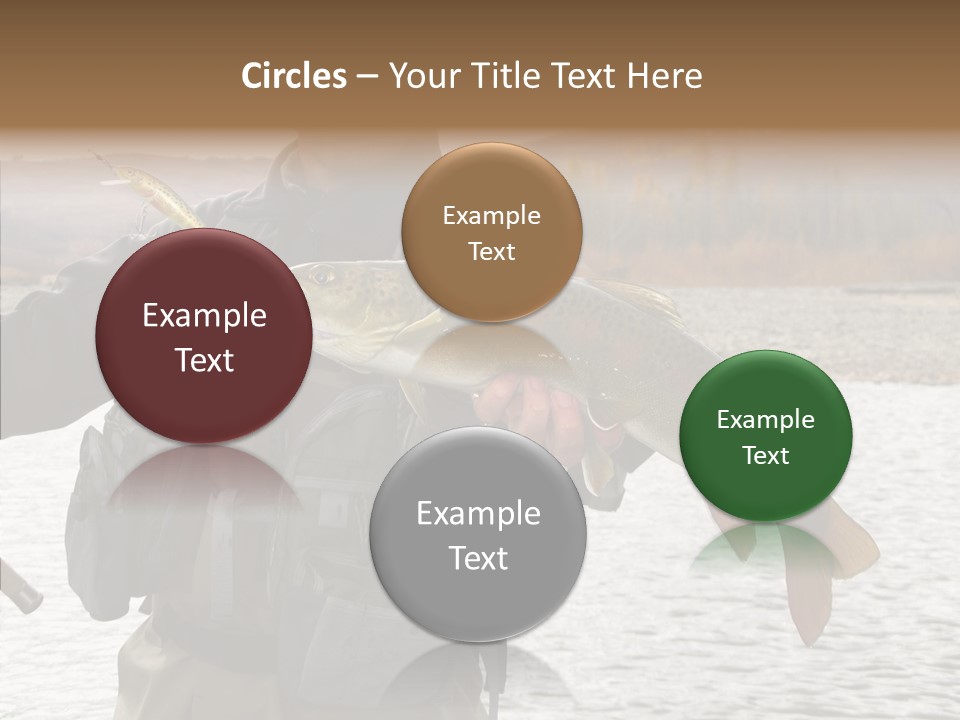 Fly Sport Lake PowerPoint Template