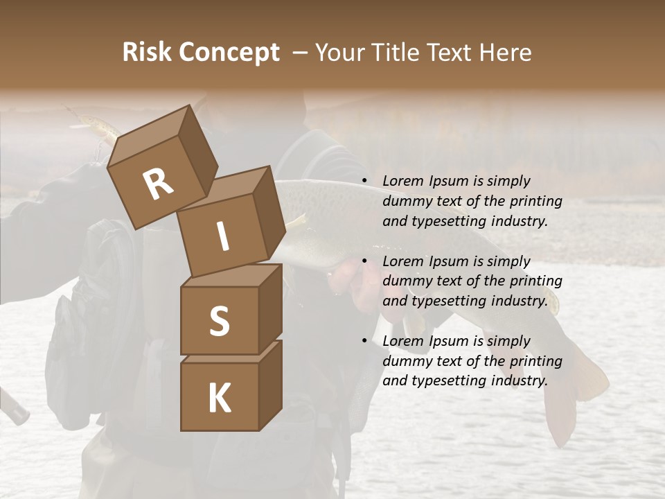 Fly Sport Lake PowerPoint Template