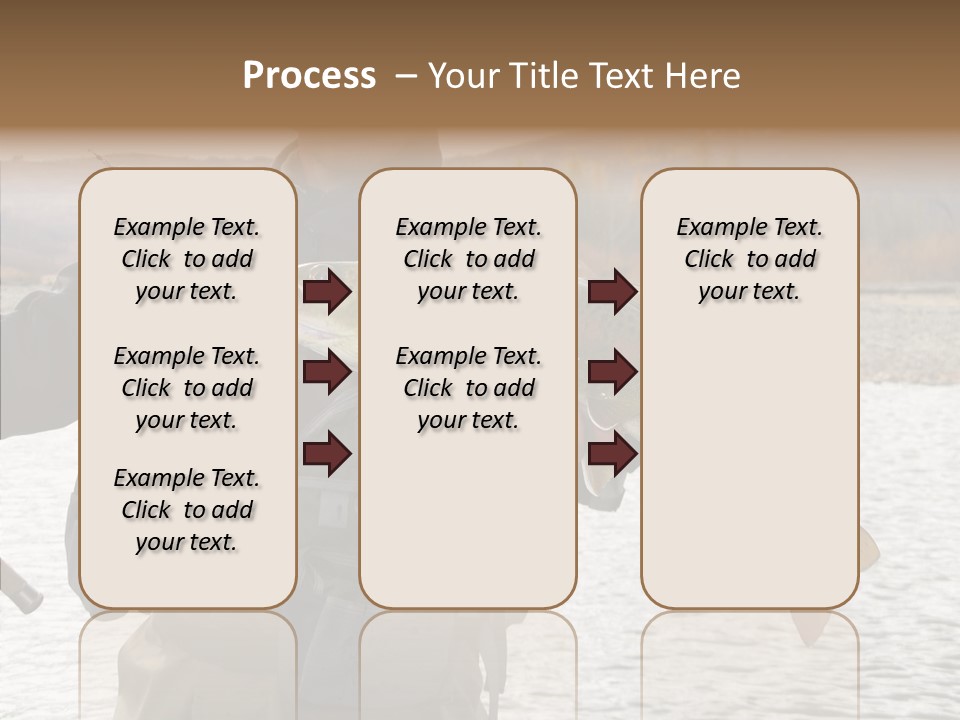 Fly Sport Lake PowerPoint Template