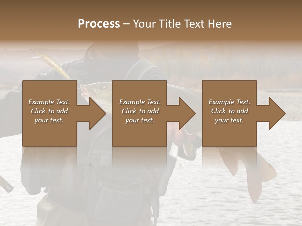 Fly Sport Lake PowerPoint Template