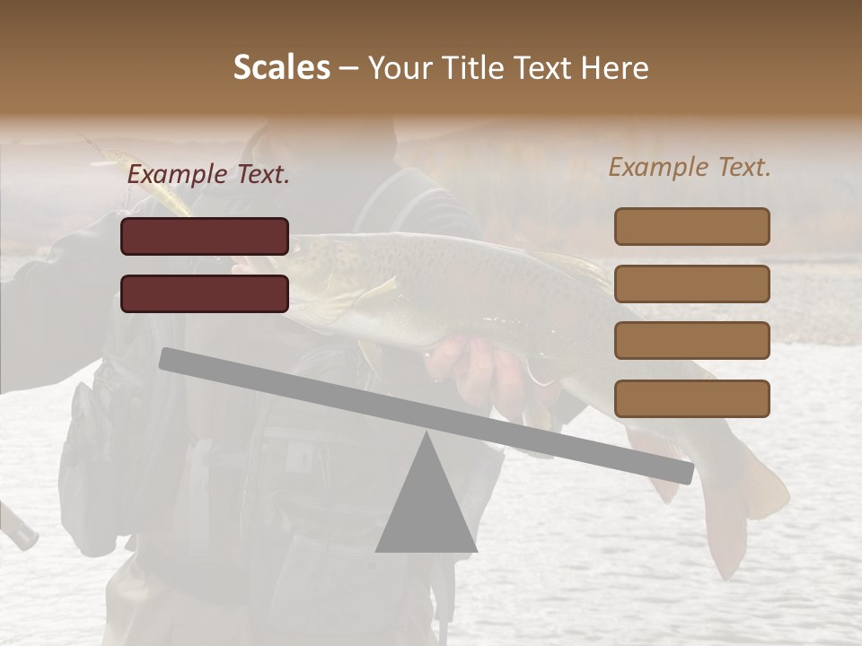 Fly Sport Lake PowerPoint Template