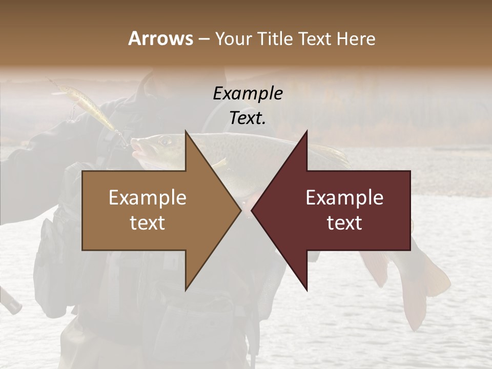 Fly Sport Lake PowerPoint Template