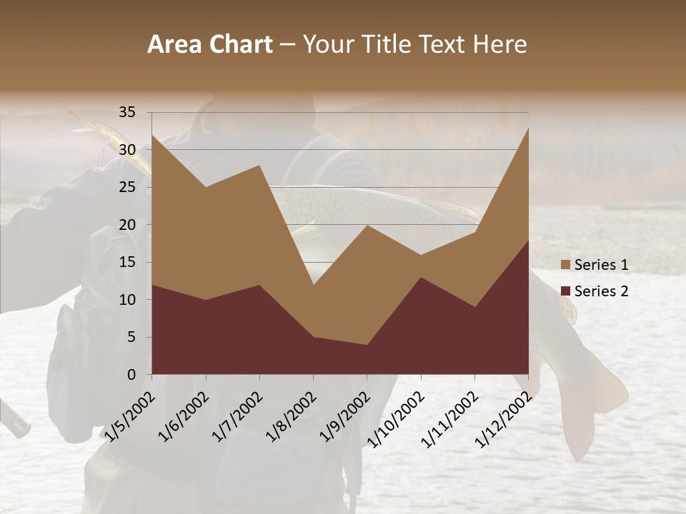 Fly Sport Lake PowerPoint Template