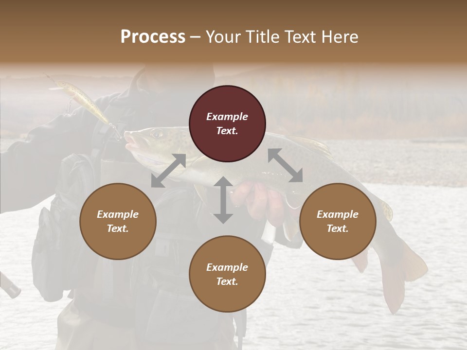 Fly Sport Lake PowerPoint Template