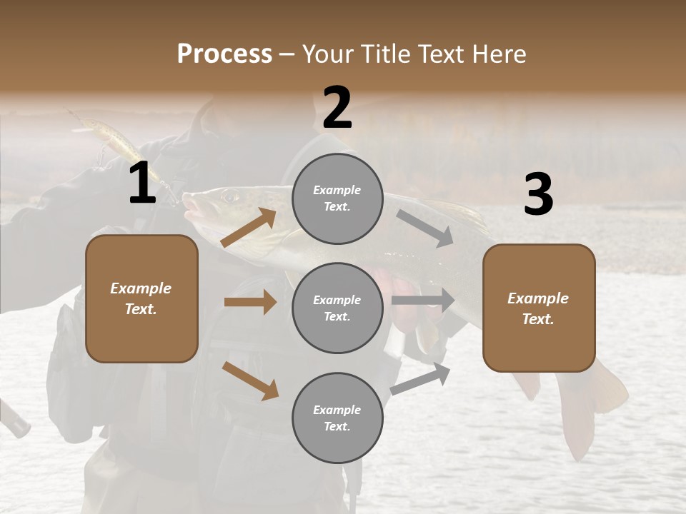 Fly Sport Lake PowerPoint Template