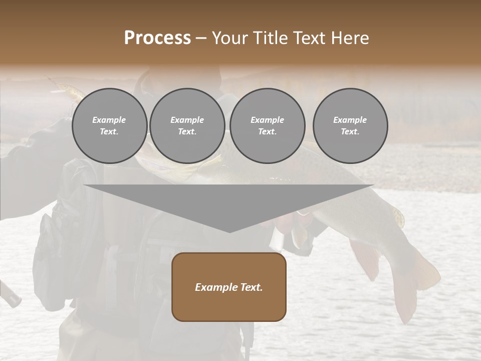 Fly Sport Lake PowerPoint Template