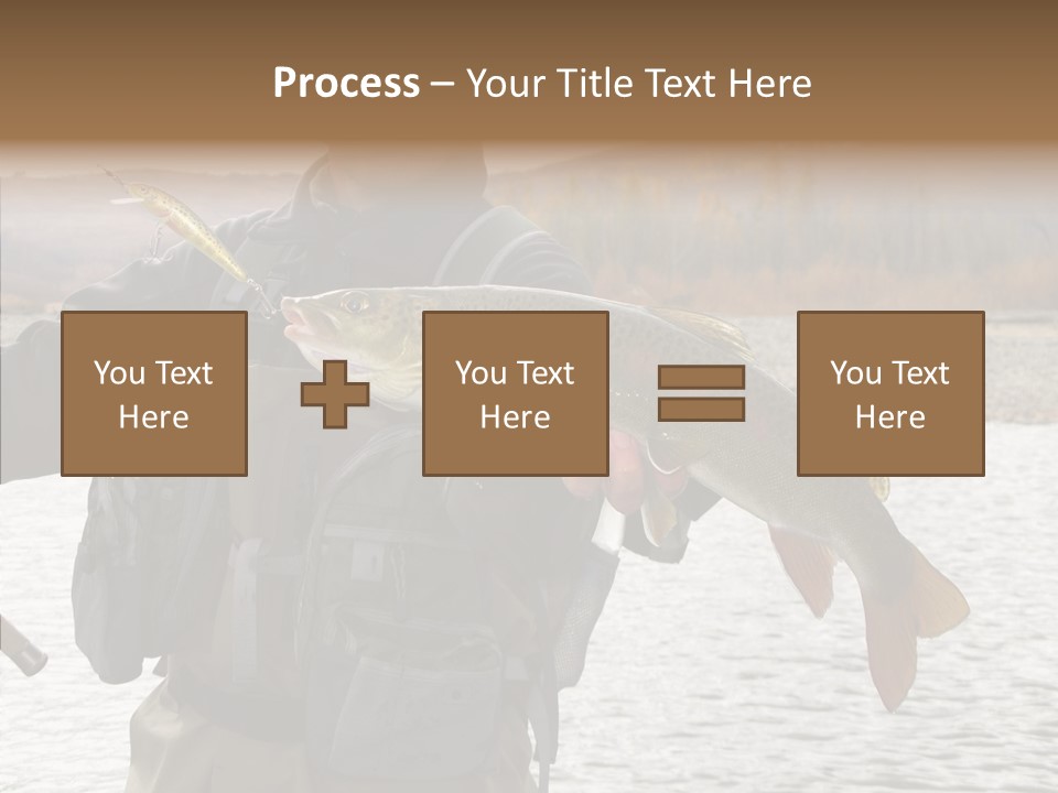 Fly Sport Lake PowerPoint Template