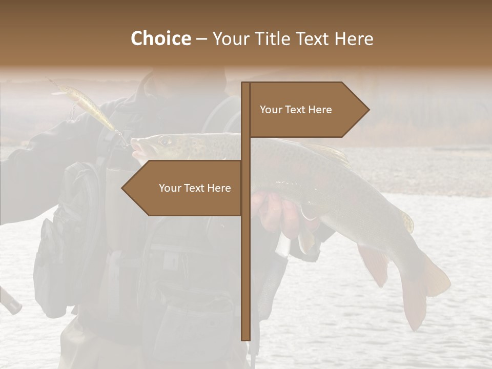 Fly Sport Lake PowerPoint Template