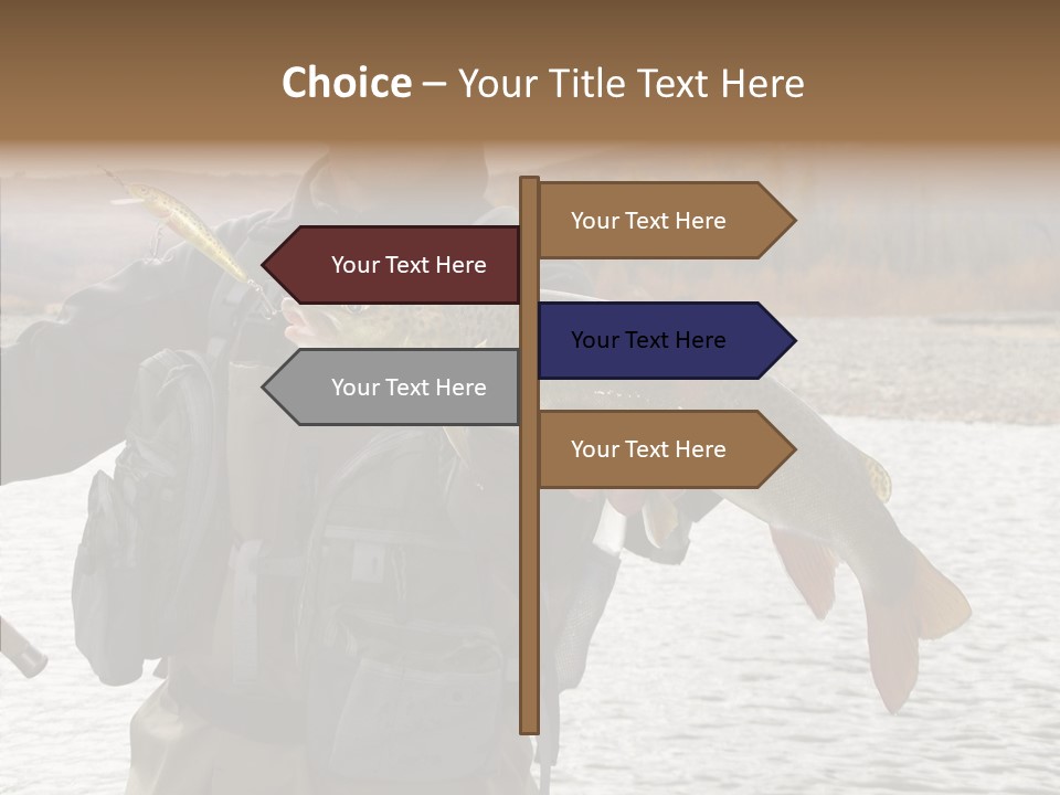 Fly Sport Lake PowerPoint Template