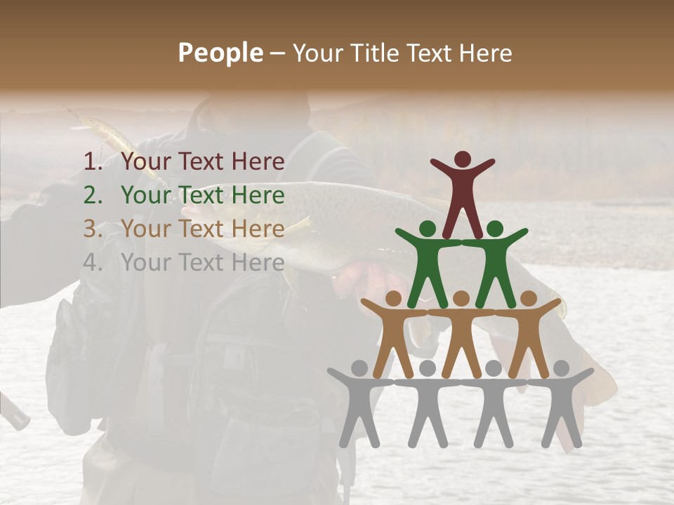 Fly Sport Lake PowerPoint Template