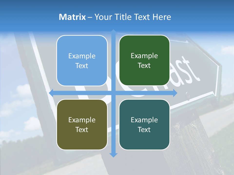 Aim Countryside Mark PowerPoint Template