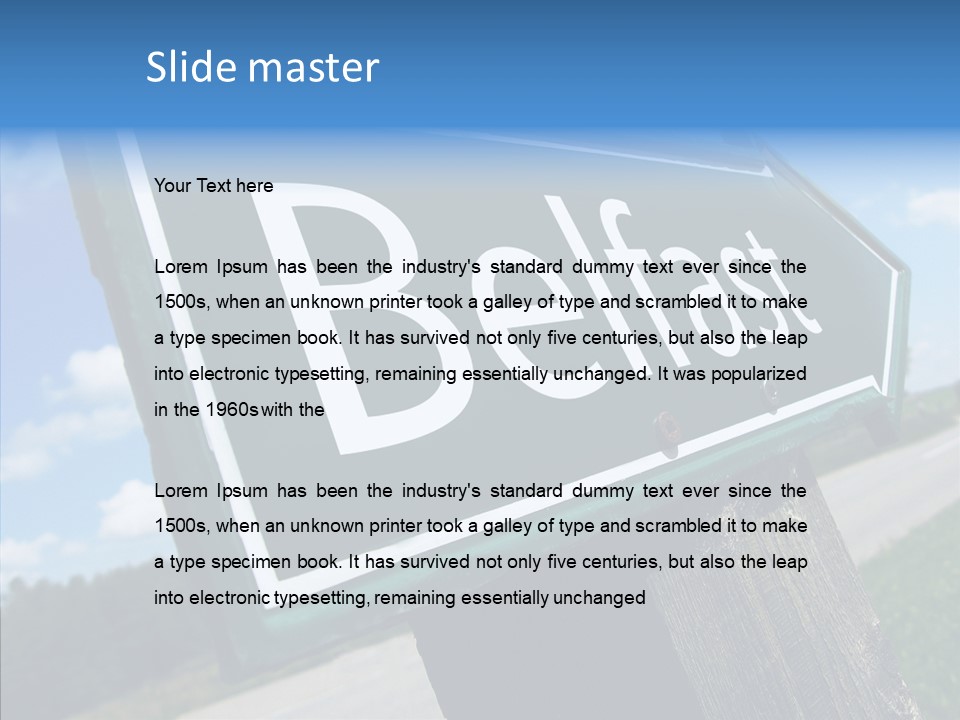 Aim Countryside Mark PowerPoint Template