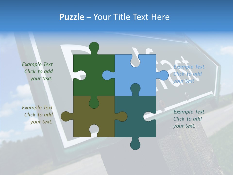 Aim Countryside Mark PowerPoint Template