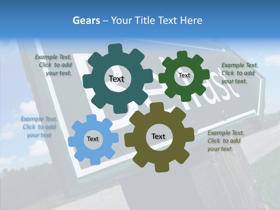 Aim Countryside Mark PowerPoint Template