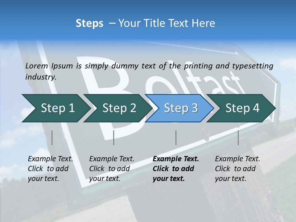 Aim Countryside Mark PowerPoint Template
