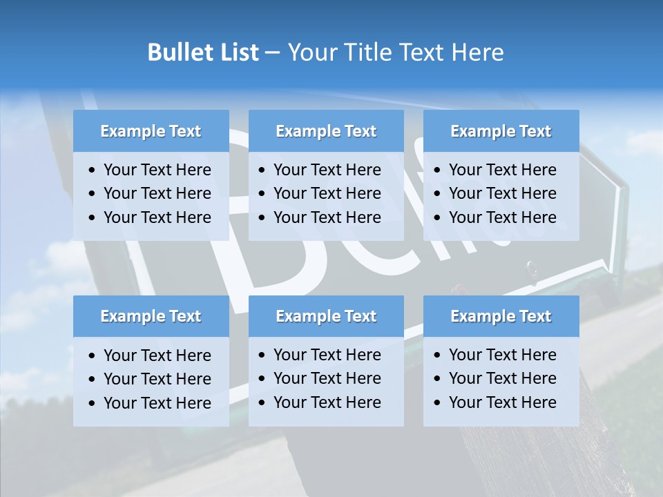 Aim Countryside Mark PowerPoint Template