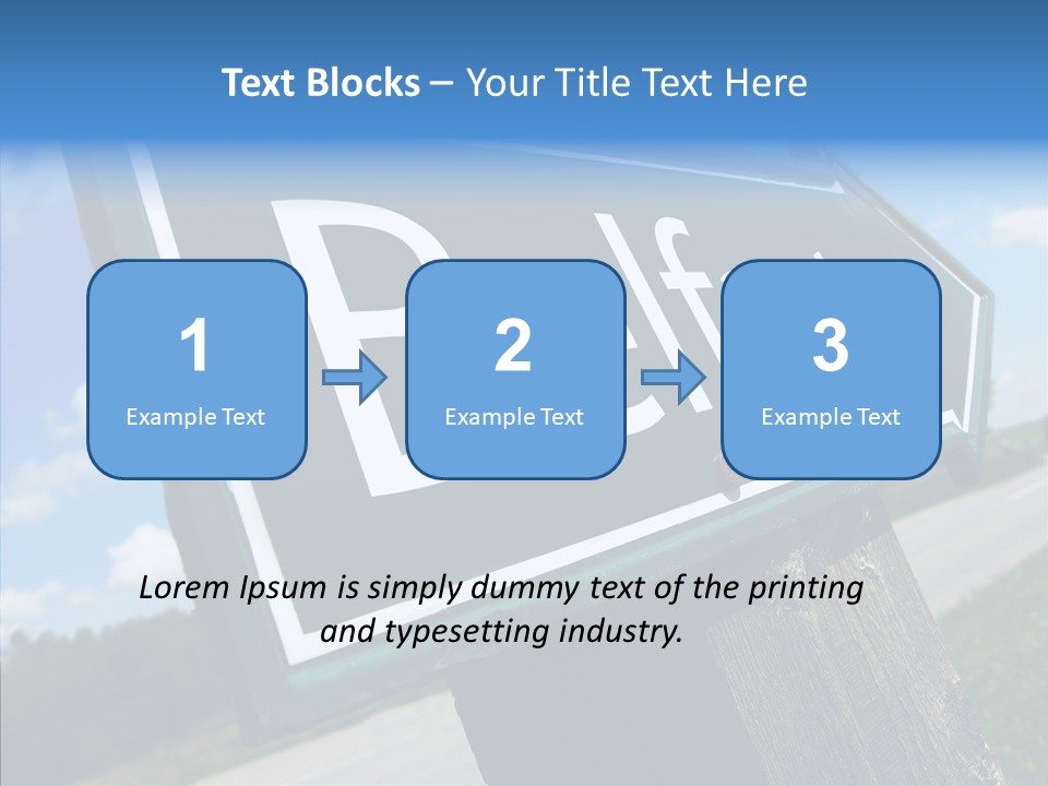 Aim Countryside Mark PowerPoint Template