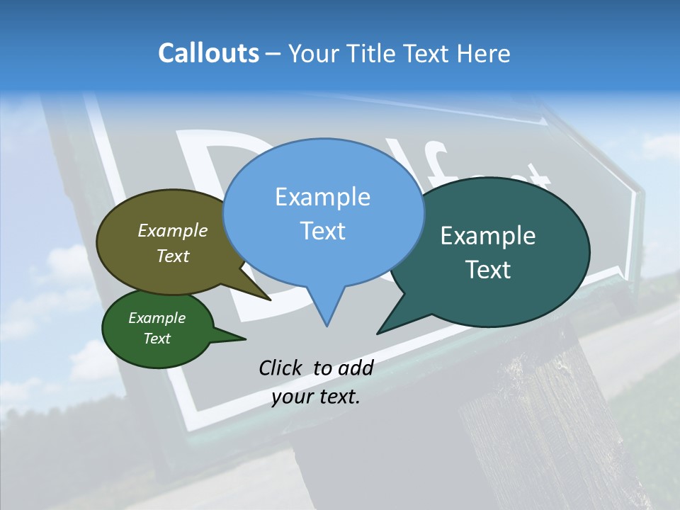 Aim Countryside Mark PowerPoint Template