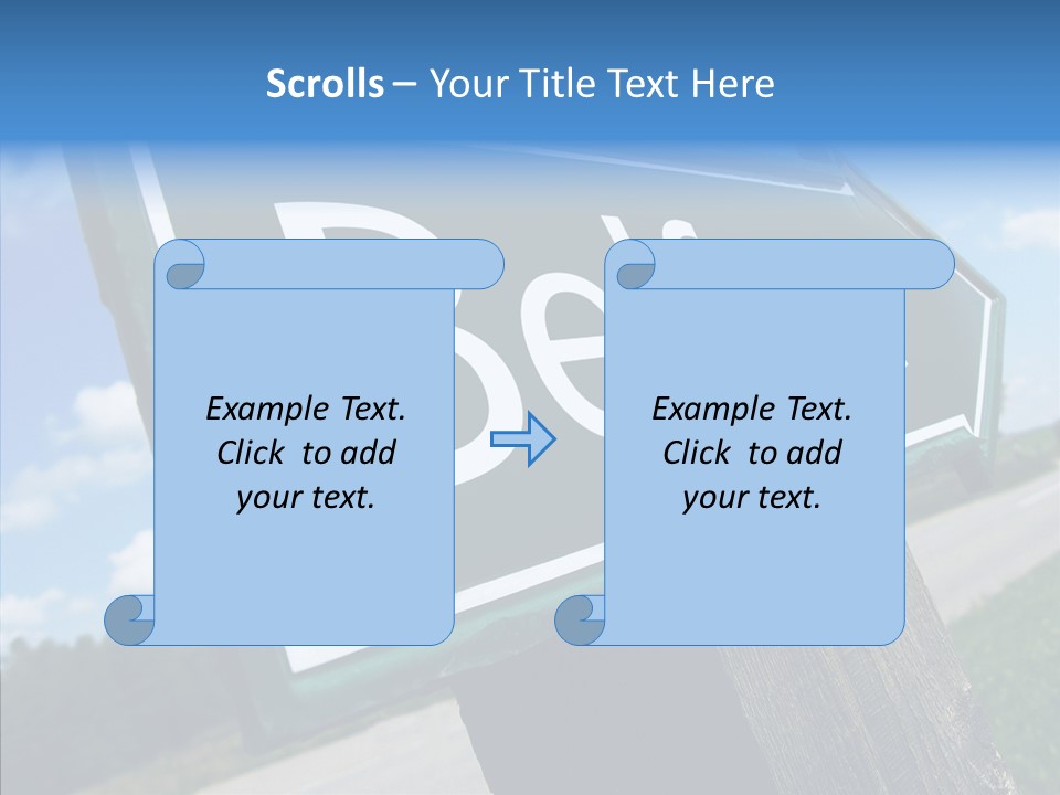 Aim Countryside Mark PowerPoint Template