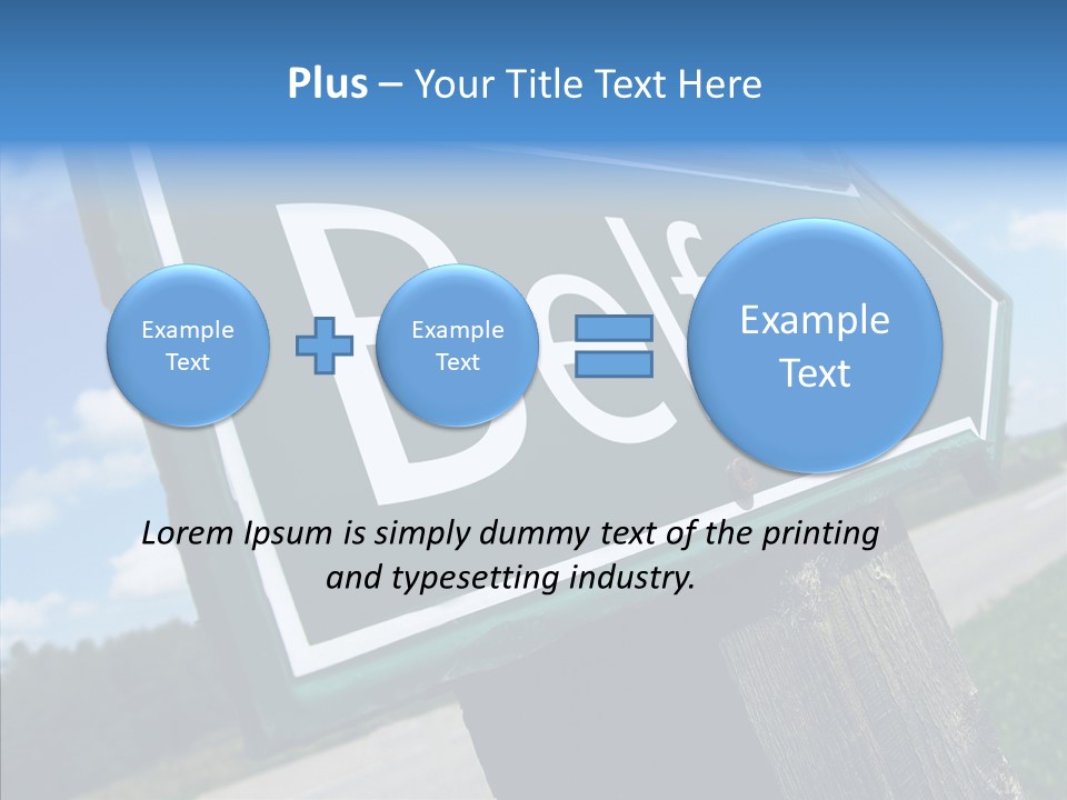 Aim Countryside Mark PowerPoint Template